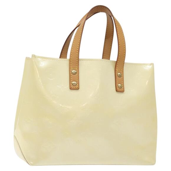 LOUIS VUITTON Monogram Vernis Reade PM Hand Bag Perle M91336 - Picture 1 of 16